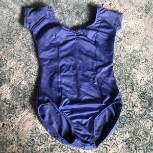 Girl blue leotard. Size med 8-10.